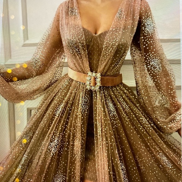 TEUTA MATOSHI!! WHIMSICAL HIGH END GOWN - Picture 2 of 11